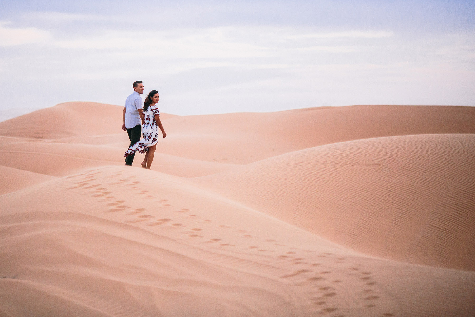 imperial sand dunes engagement shoot, brett and tori photographers, husband and wife wedding photography, creative, journalistic, 