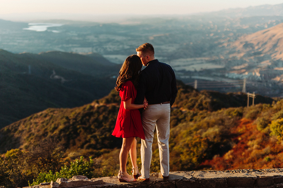 This Santa Barbara Engagement Shoot took place at the famous Knapps Castle