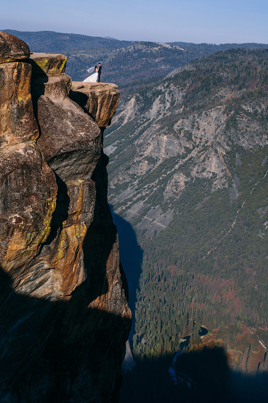 Taft Point overlooking Yosemite Valley